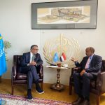 وزير الخارجية المكلف السفير على الصادق للمدير العام للجنه الدوليه للصليب الأحمر*
