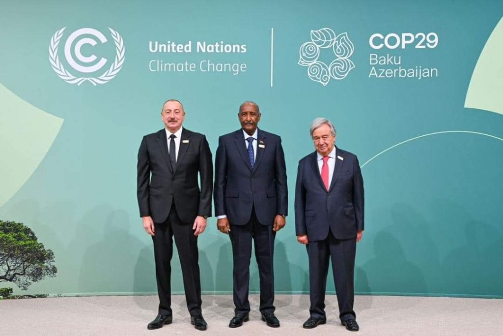 بمشاركة البرهان – إنطلاق أعمال قمة المناخ “COP29” في أذربيجان