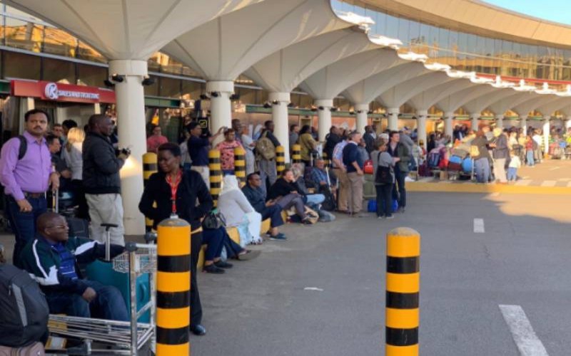 اعتذار واجب حيث لا حريق بمطار جومو كينياتا الدولي (JKIA). 