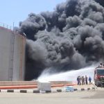 تطورات خطيرة في حريق مستودعات الوقود والحكومة تطلب تدخل خارجي