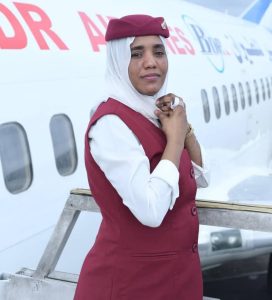 طيران بدر : وقصته مع المضيفة هاجر نصر