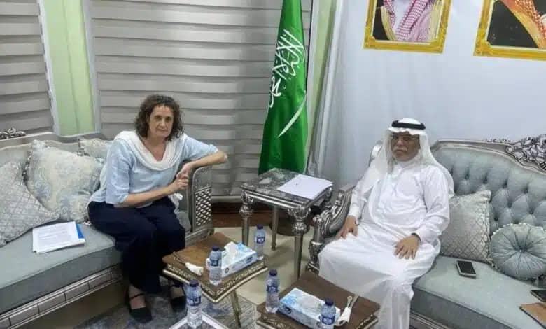 السفير السعودي يبحث مع مسئولة أممية أوضاع اللاجئين السودانيين السفير السعودي يبحث مع مسئولة أممية أوضاع اللاجئين السودانيين